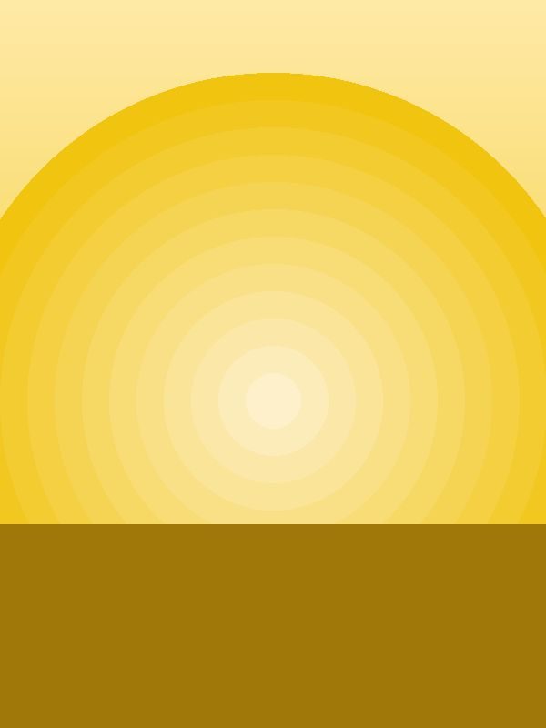 Sunny sunrise rings