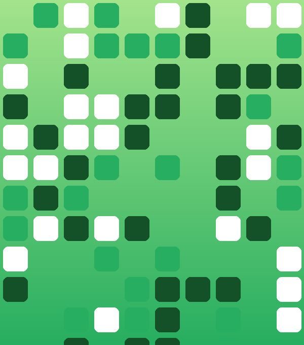 Fern mosaic tiles